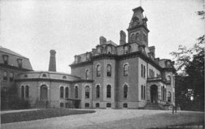 Willard State Hospital, Main Building, circa 1898.