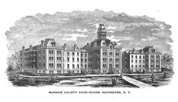 Monroe County Poor House 1873 (Rochester, New York)