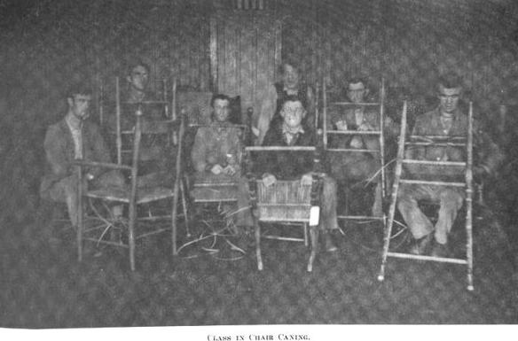 1909-20 Class In Chair Caning