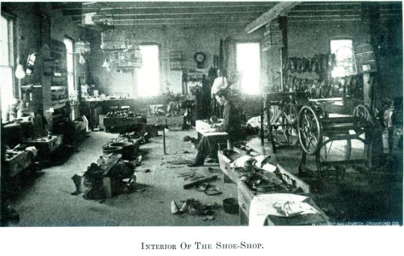 Interior Of The Shoe-Shop - Wayne E. Morrison, Sr. 1978